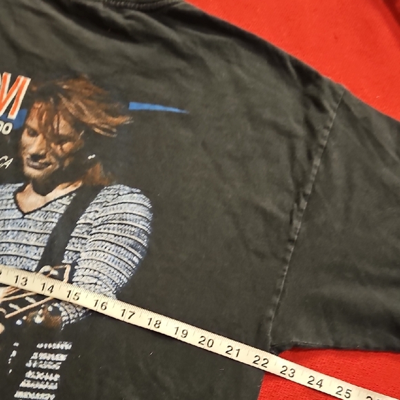 Bon Jovi Crush Tour 2000 Black short sleeve Concert tee XL L.A. San Diego - Picture 5 of 7